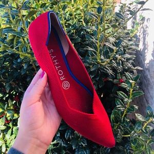 Rothy’s Red Flats